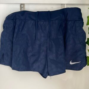 Nike blue camp shorts